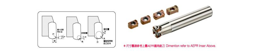 High feed milling cutter