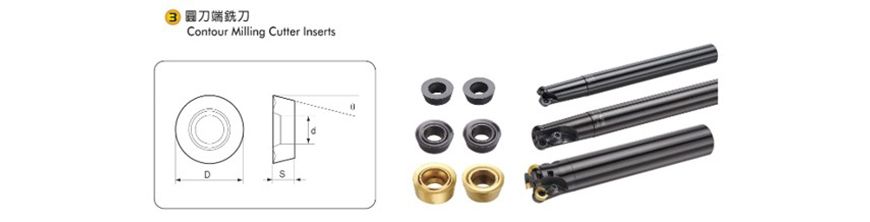 Contour Milling Cutter Inserts