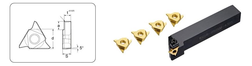 Inserts for External Internal Face Grooving